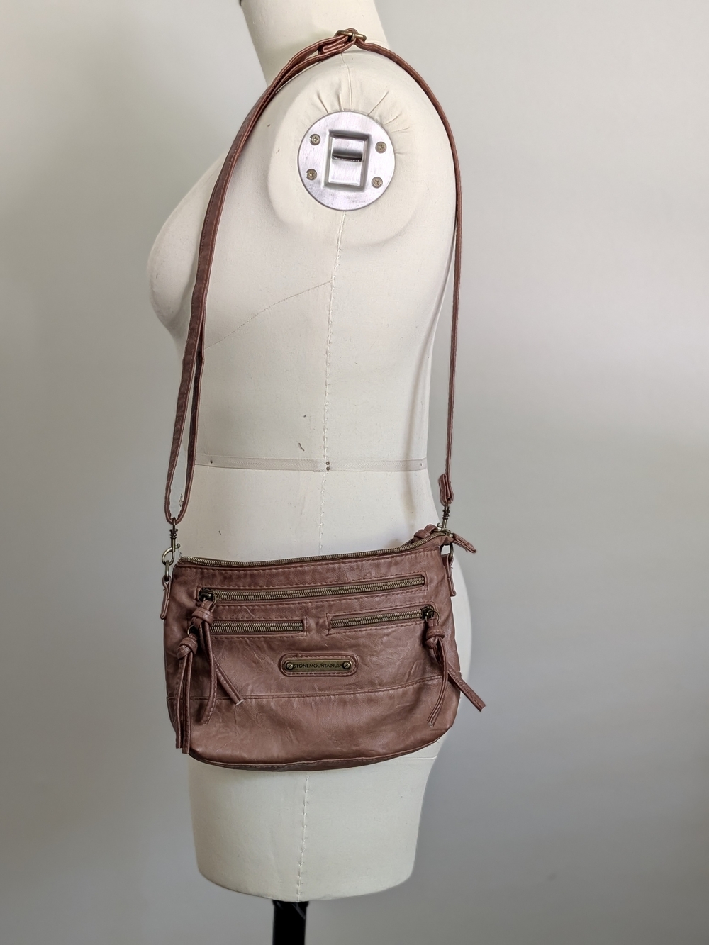 Vegan Leather Boho Crossbody Purse